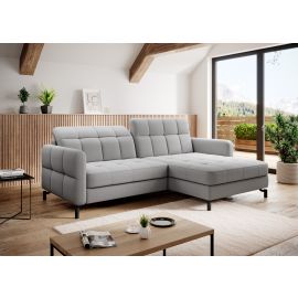 Eltap Lorelle Omega Corner Pull-Out Sofa 160x225x105cm, Grey (Lore_99) | Living room furniture | prof.lv Viss Online