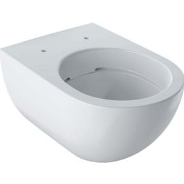 Geberit Acanto Rimfree Wall-Hung Toilet Bowl Without Seat, White (500.600.01.2) | Toilets | prof.lv Viss Online