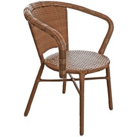 Отдыхающее кресло, 50x46x75 см, коричневое (111377) | Besk | prof.lv Viss Online