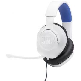 JBL Quantum 100 Headphones White/Blue (JBLQ100PWHTBLU) | Headphones | prof.lv Viss Online