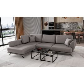 Eltap Larde Soft Corner Pull-Out Sofa 191x276x90cm, Grey (CO-LAR-LT-29SOF) | Sofas | prof.lv Viss Online