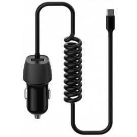 Platinet 45483 USB Type-C Car Charger 3.4A, Black | Car audio and video | prof.lv Viss Online