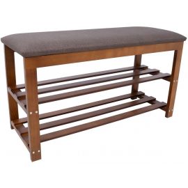 Home4You Beno 31x80x45cm Shoe Cabinet Oak, Grey (76457) | Hallway furniture | prof.lv Viss Online