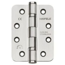 Шарнирные петли Hafele для внутренних дверей до 120 кг, округлые, серебро (926.98.050) | Hafele | prof.lv Viss Online