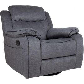 Кресло для отдыха Home4You Gentry, тёмно-серого цвета | Реклайнеры | prof.lv Viss Online