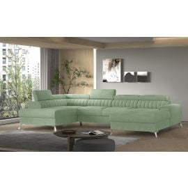 Eltap Lacante Poco Corner Pull-Out Sofa 202x354x92cm, Green (CO-LAC-LT-100PO) | Corner couches | prof.lv Viss Online