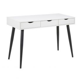 Журнальный столик Home4You Neptun, 110x50x77 см, белый (AC17986) | Косметические столы | prof.lv Viss Online