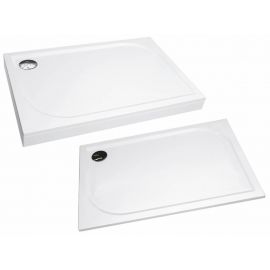 Spn SP710 Shower Panel 80x100cm, White (PT-710K-R) | Shower pads | prof.lv Viss Online