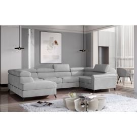 Eltap Escada Monolith Corner Pull-Out Sofa 200x330x98cm, Grey (Esc_21) | Corner couches | prof.lv Viss Online