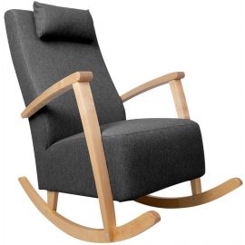 Šūpuļkrēsls Home4You Venla 102x65.5x104cm, Tumši Pelēks (15614) | Šūpuļkrēsli | prof.lv Viss Online
