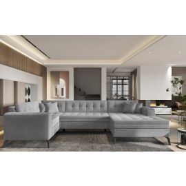 Eltap Montez Cloud Corner Pull-Out Sofa 180x340x93cm, Grey (CO-MON-RT-03NU) | Living room furniture | prof.lv Viss Online