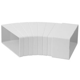 Europlast KLH15-60 Multi-Angle Horizontal Ventilation Bend 110x55mm White | Plastic ventilation | prof.lv Viss Online