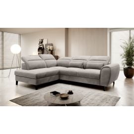 Eltap Noble Loco Corner Pull-Out Sofa 201x255x100cm, Grey (CO-NOB-LT-04LO) | Living room furniture | prof.lv Viss Online