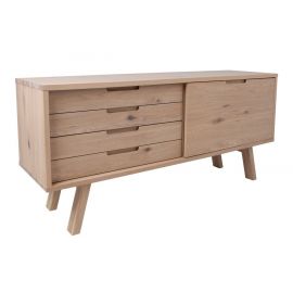 Home4You Bergen Chest of Drawers, 160x45x73cm, Beige (18146) | Commodes | prof.lv Viss Online