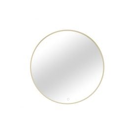 Зеркало Eltap Gerbinie A для ванной комнаты 60x60, Золото (MI-GER-A-G-60) | Предметы интерьера | prof.lv Viss Online