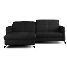 Eltap Lorelle Inari Corner Pull-Out Sofa 160x225x105cm, Black (Lore_47) | Living room furniture | prof.lv Viss Online