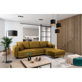 Eltap Dalia Cloud Corner Pull-Out Sofa 190x289x95cm, Yellow (CO-DAL-RT-45NU) | Living room furniture | prof.lv Viss Online