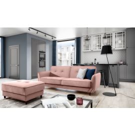 Eltap Bellis Extendable Sofa 220x90x83cm Universal Corner, Pink (SO-BEL-63MO) | Beds | prof.lv Viss Online