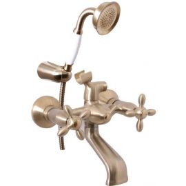 Rubineta Venezia 1 CROSS Bath/Shower Water Mixer Bronze (170470) | Rubineta | prof.lv Viss Online