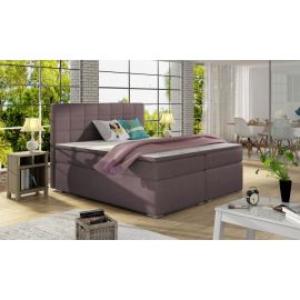 Кровать Eltap Alice Soro раскладная 205x140x126 см с верхним матрасом, фиолетовая 65 (BA08_1.4) | Континентальные кровати | prof.lv Viss Online