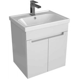 Aqua Rodos Omega Sink Cabinet, White (936OM50K) | Sinks with Cabinet | prof.lv Viss Online