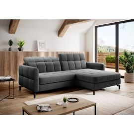 Eltap Lorelle Inari Corner Pull-Out Sofa 160x225x105cm, Grey (Lore_18) | Sofas | prof.lv Viss Online