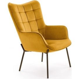 Halmar Castel Relax Chair Yellow | Living room furniture | prof.lv Viss Online