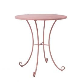Home4You Rosy Garden Table, 75x70x75cm, Pink (40062) | Garden tables | prof.lv Viss Online