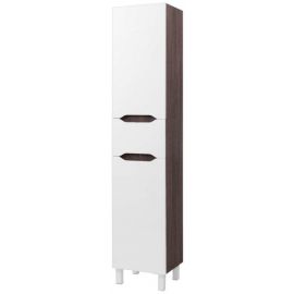 Шкаф высокий Sanservis Arbol (пенал), коричневый/белый (48833) | Высокие шкафы | prof.lv Viss Online