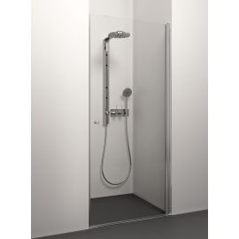 Душевые двери Stikla Serviss Elegante 80cm 80ELE Прозрачные Хром | Двери и стены для душа | prof.lv Viss Online