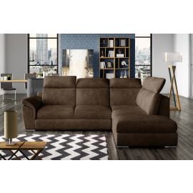 Eltap Loreto Dora Corner Pull-Out Sofa 60x260x102cm, Brown (Lor_72) | Sofas | prof.lv Viss Online