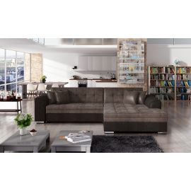 Stūra Dīvāns Izvelkams Eltap Sorento Monolith/Monolith 58x295x80cm, Brūns (SO_48) | Mīkstās mēbeles | prof.lv Viss Online