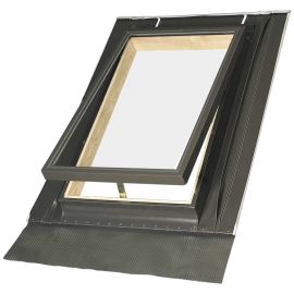Optilook T Roof Window Non-Insulated Space 46x75cm, Grey (RAL 7022) | Roof hatch | prof.lv Viss Online