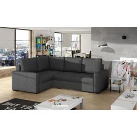 Stūra Dīvāns Izlaižams Eltap Corona Inari/Soft 162x235x90cm Kreisais Stūris Pelēks (Cor_24) | Izvelkamie dīvāni | prof.lv Viss Online