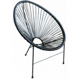 Кресло для отдыха Мастер, 81x72x86 см, черное (128980) | Садовые стулья | prof.lv Viss Online