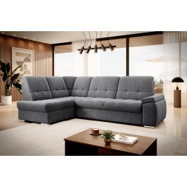 Eltap Sado Sola Corner Pull-Out Sofa 192x272x95cm, Grey (CO-SAD-LT-06SO) | Sofas | prof.lv Viss Online