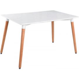Signal Nolan Kitchen Table 120x80cm, White | Wooden tables | prof.lv Viss Online
