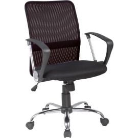 Сигнальное кресло офисное Q-078, черное | Офисная мебель | prof.lv Viss Online