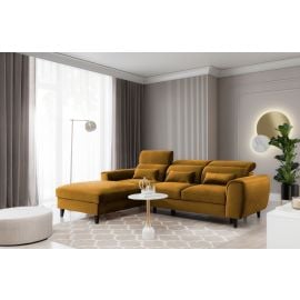 Eltap Foble Loco Corner Pull-Out Sofa 196x267x100cm, Yellow (CO-FOB-LT-45LO) | Living room furniture | prof.lv Viss Online