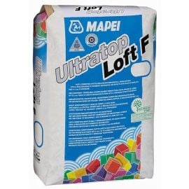 Mapei Ultratop Loft F One-Component Coarse Fraction Cement-Based Self-Leveling Compound, Grey, 20kg (5S90320) | Microcement | prof.lv Viss Online