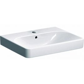 Geberit Smyle Square Bathroom Sink 48x60cm, White (500.229.01.1) | Bathroom sinks | prof.lv Viss Online