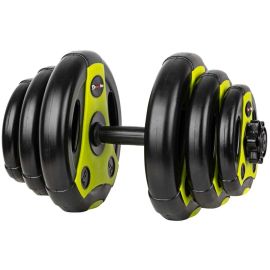 Insportline Adjustable Dumbbell 18kg Black (1280208) | Insportline | prof.lv Viss Online
