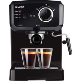Sencor SES 1710 BK Coffee Machine With Grinder (Semi-automatic) Black | Pusautomātiskie kafijas automāti | prof.lv Viss Online