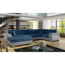 Eltap Damario Monolith/Monolith Corner Pull-Out Sofa 189x338x78cm, Blue (Dam_24) | Living room furniture | prof.lv Viss Online