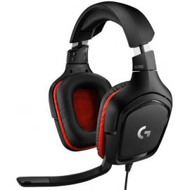 Logitech G332 Gaming Headset Black/Red (981-000757) | Gaming computers and accessories | prof.lv Viss Online