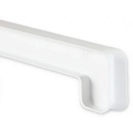 Vitrage Plus (Ekoplast) Connector for Internal PVC Floor White 150/180 degrees, 700 mm | Window sills | prof.lv Viss Online