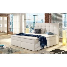 Eltap Inez Continental Bed 140x200cm, With Mattress, White (Inz_05_1.4) | Beds | prof.lv Viss Online