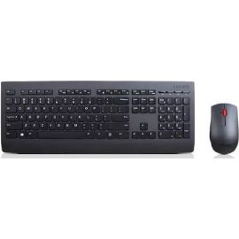 Беспроводная клавиатура Lenovo Professional с мышью RU/EN черного цвета (4X30H56821) | Клавиатуры | prof.lv Viss Online