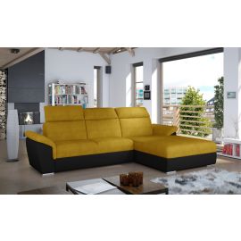 Stūra Dīvāns Izvelkams Eltap Trevisco Omega/Soft 216x272x100cm, Dzeltens (Tre_40) | Stūra dīvāni | prof.lv Viss Online