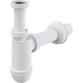 Alca A43 Bathroom Sink Drain Trap 40mm White (210110) | Drainage | prof.lv Viss Online